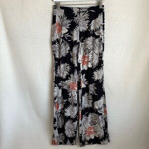 Reformation Black and White Wide Leg Pants